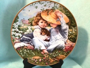 SANDRA KUCK PLATE "A TIME TO LOVE" - MARCH OF DIMES: OUR CHILDREN, OUR FUTURE - Picture 1 of 3
