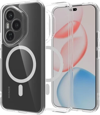 MARKENLOS Honor 400/400 Pro Magsafe Handyhülle Case + 2x 9H Panzer Schutzglas