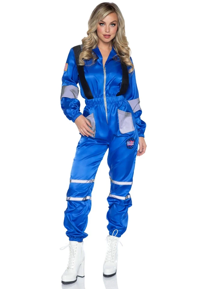 Fantasia Space Explorer traje espacial adulto Halloween X-Grande - Imagem 1 de 1
