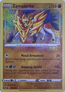 Pokemon TCG Zamazenta 102/185 SWSH04: Vivid Voltage Amazing Rare - Bild 1 von 1