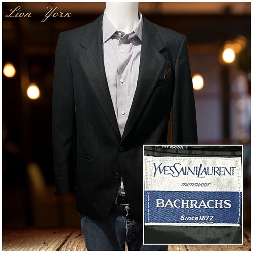 SAINT LAURENT (YSL) Giacca blazer lana uomo Yves Saint Laurent cappotto sportivo TG38R