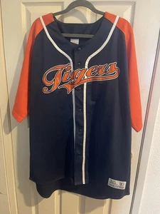 Detroit Tigers Vintage MLB Embroidered True Fan Series Baseball Jersey Size 2XL - Picture 1 of 5