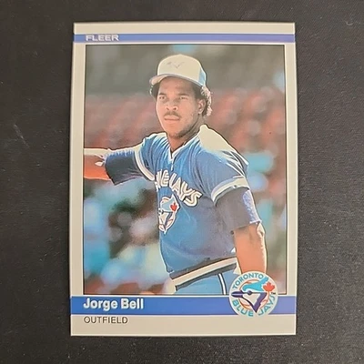 1984 Fleer #148 Jorge Bell Toronto Blue Jays - Image 1 of 2