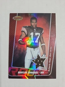 2005 Topps Bowmans Best Braylon Edwards Rookie Red Rookie Jersey Relic RC #d/199 - Picture 1 of 2