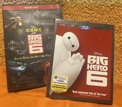 Disney BIG Hero 6, Blu-ray Collector’s Edition, Plus Bonus DVD Science BH6 - Image 1 of 4