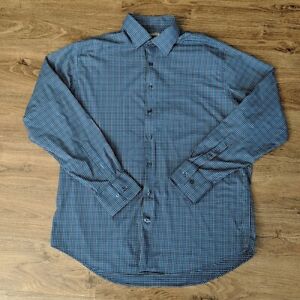 Peter Millar Shirt Men's XL Summer Comfort Button Down Plaid Blue Multi Color