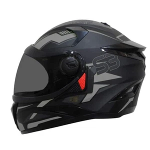 Casco gráfico cara completa Steelbird SBH-17 Terminator acabado mate talla grande S9 - Imagen 1 de 7