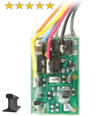 TCS M1 ~ HO & N Scale ~ New 2025 DCC Motor Decoder ~ 2 Function W/ Harness 1006 - Image 1 of 2