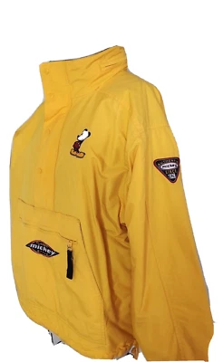 Auténtica chaqueta de esquí amarilla XL unisex Pull-Over Mickey Mouse de Disney Store Foto 1 de 4