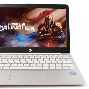 HP Stream 11in Laptop 4GB RAM 64GB eMMC Windows 10 WiFi HDMI Ultra Portable - Picture 1 of 8
