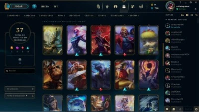 cuenta de league of legends con 37 skins y una definitiva - Imagen 1 de 4