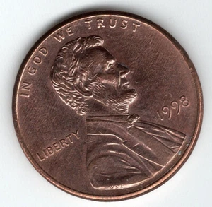 USA 1 Lincoln Memorial Cent 1998 (P) - Bild 1 von 2