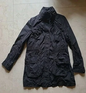 QS by S.Oliver Damen Kurz Mantel Jacke Gr. XL Schwarz - Bild 1 von 5