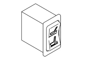 John Deere Seat Raise Lower Switch-RE225257 - Picture 1 of 1