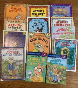 Konvolut 13 Arthur Abenteuer Bilderbücher von Marc Brown mit 2 Stickerbüchern - Bild 1 von 19