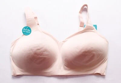 Sujetador inalámbrico Vanity Fair para mujer talla simple DH3 cuarzo transparente 2XL NUEVO CON ETIQUETAS Foto 1 de 4