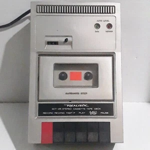 Registratore a cassette stereo realistico SCT-25 testato/funzionante - Foto 1 di 17