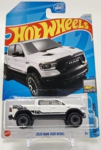Hot Wheels 2024 HW Factory Fresh 3/10 White 2020 RAM 1500 Rebel - Picture 1 of 3