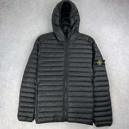 Stone Island piumino giubbino nero cappotto grande 3172