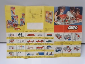 LEGO System leaflet 60's 50's alt vintage 60er 1:87 rare classic swiss version - Bild 1 von 3