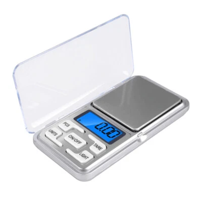 BILANCIA ELETTRONICA BILANCINO DI PRECISIONE DIGITALE LCD PESA 0.01g 200g PESO - Immagine 1 di 4