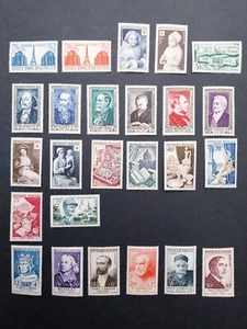 Timbre France lot  1951 à 1954  numéro entre 911 et 994 neuf **   C: 330 € - Picture 1 of 3