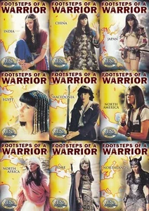 XENA BEAUTY & BRAWN 2002 FOOTSTEPS OF A WARRIOR INSERT CARD SET FW1 TO FW9 - Picture 1 of 1