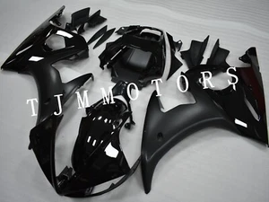 For YZF R6 2003-2004/R6S 2006-2009 Black ABS Injection Mold Bodywork Fairing Kit - Imagen 1 de 9