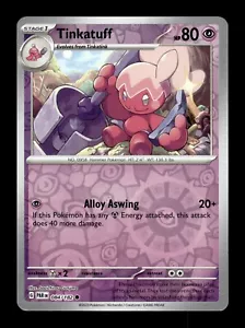 Pokemon Paradox Rift Tinkatuff 084/182 Reverse Holo - Picture 1 of 3