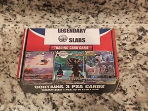 #1 Legendary Slabs Pokemon 3 PSA mystery box guaranteed PSA 10 card in every box - Picture 1 of 2