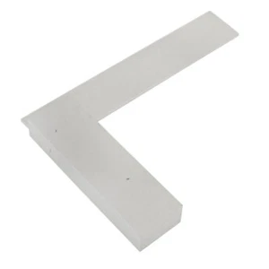 3" (75mm) Engineers Tri Square Set Square Right Angle Straight Edge Steel Try S - Imagen 1 de 2