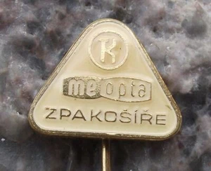 Meopta Kamera Viewmaster Firma Zpakosire Fabrik Werbung Dreieck Pin Anstecker - Bild 1 von 6
