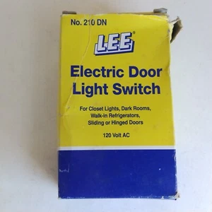 Lee Electric Door Light Switch 210 DM For Closet Lights Dark Rooms - Picture 1 of 7