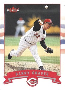 2002 Fleer Danny Graves Cincinnati Reds #39