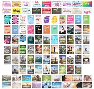 Set 100 Postkarten mit Sprüchen Karten mit Spruch Geburtstagskarten (20249) - Bild 1 von 6
