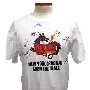 NWOT New York Dragons AFL Vintage t-shirt size XL Arena Football League Signed - Picture 1 of 6
