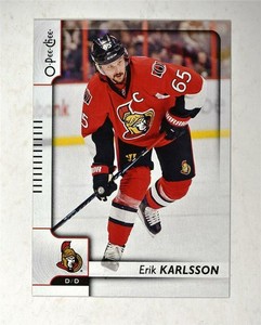 2017-18 17-18 O-Pee-Chee OPC Base #75 Erik Karlsson