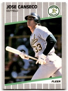 1989 Fleer - #5 Jose Canseco