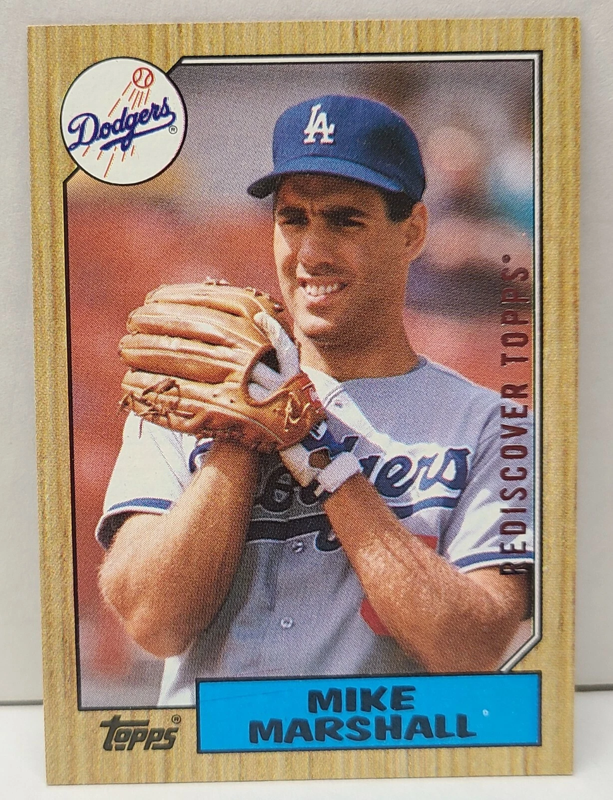 MIKE MARSHALL 2017 Topps REDISCOVER TOPPS SILVER 1987 #664 Buyback ~ DODGERS