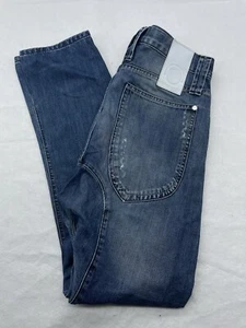 Humor Santiago Drop Crotch Jeans Herren W31 Regular Distressed Blau Button Fly - Bild 1 von 17