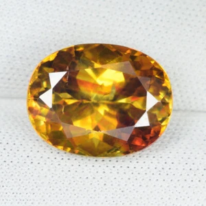 9.24 ct DAZZLING - YELLOW MULTI SPARKLING - NATURAL SPHELARITE See Vdo 4676 DB - Picture 1 of 2