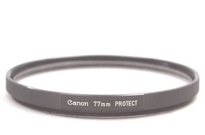@ SakuraDo Camera @ Rare! @ Vintage Canon 77mm Protect Screw-In Lens Filter - Image 1 of 4