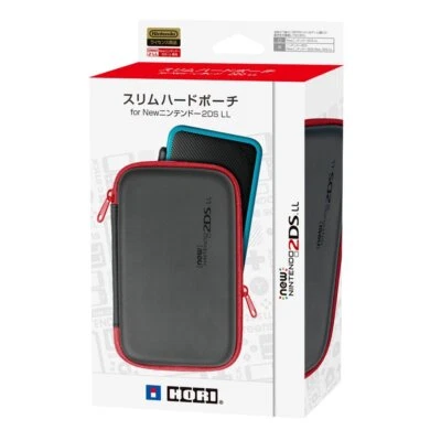 Funda rígida delgada con licencia oficial Hori Nintendo 2DS LL negra roja 2DS-109 Foto 1 de 2