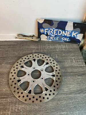 Performance Machine Harley Heathen Virtue 11.5” Front Rotor Chrome 2000-Up - Image 1 of 4