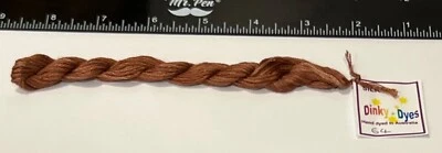 Dinky Dyes #64 Nutwood 100% Silk Embroidery Thread 8 Mtrs Cross Stitch - Image 1 of 3