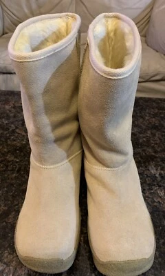 Botas de gamuza de cuero alce Yellow Box para mujer forradas de piel sintética talla 9 Foto 1 de 4