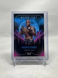 2024 Topps Midnight UFC RARE NIGHT STARS NS-3 Derrick Lewis - Picture 1 of 2