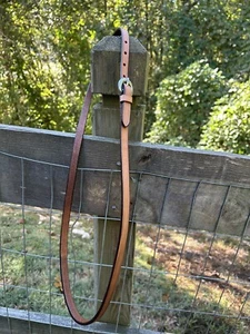Western Light Oil Leather Replacement Throat Latch Strap New Horse Tack - Imagen 1 de 4