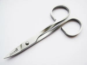 "Nische" SUPER SCHARFE PRÄZISION Edelstahl GEBOGENE Kante NAGELSCHERE - Bild 1 von 2