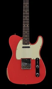 Fender Custom Shop 1963 Telecaster Relic - Aged Fiesta Red #78372 - Picture 1 of 18